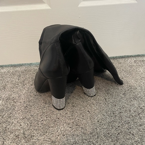 VALENTINO GARAVANI Women’s Sparkly Heeled Boots - Picture 4 of 6